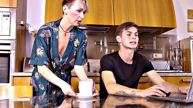 SHAME4K. Guy fulfills fantasy of having sex with mature neighbor