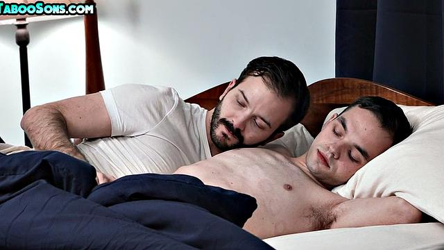 Stepdaddy perv fingers stepsons asshole and sucks