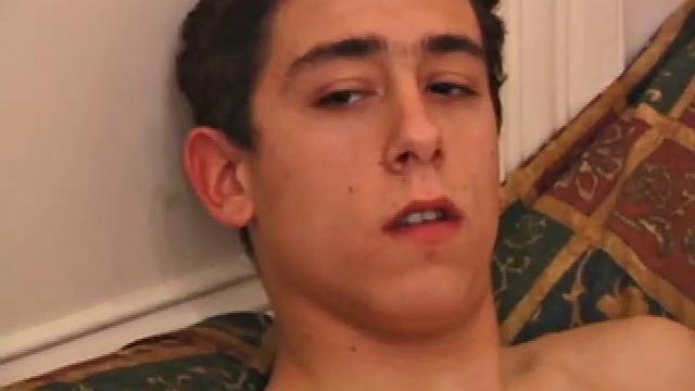 Luciano can't resist stroking his thick cock for the camera