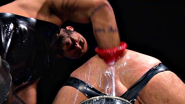 Jockstrapped BF Prolapsed In The Kitchen