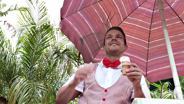 Liz Jordan Dribbles Ice Cream on Her Perky Natural Tits And Gets Pounded Doggystyle by Codey Steele