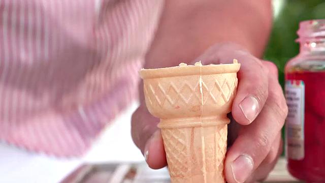 Liz Jordan Dribbles Ice Cream on Her Perky Natural Tits And Gets Pounded Doggystyle by Codey Steele