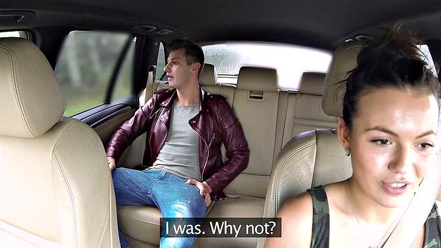 Watch this curvy brunette beg for a cumshot all over her tits while getting her trimmed pussy licked and fucked in reverse cowgirl