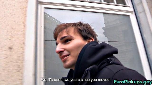 Cute dude analdrilled by stranger