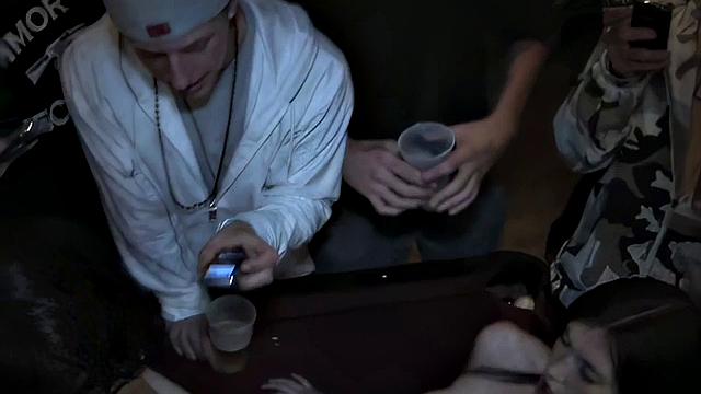 Lesbo college teen gets pussy toyed