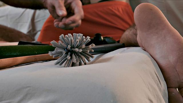 New Stepdad Proves to Stepson He Can Fit In with Kinky Ass Play & Fuck - DisruptiveFilms