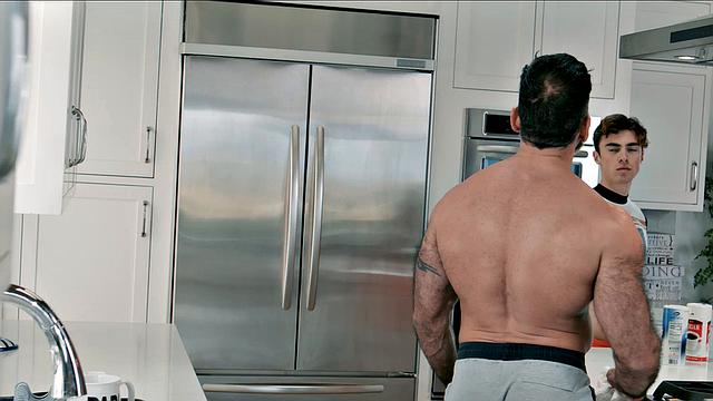 New Stepdad Proves to Stepson He Can Fit In with Kinky Ass Play & Fuck - DisruptiveFilms