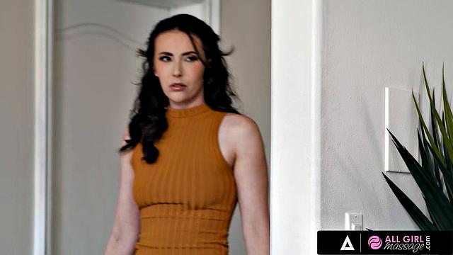 ALL GIRL MASSAGE - Wild Threesome With Naughty Wife Charlotte Stokely And In-Law April O'Neil