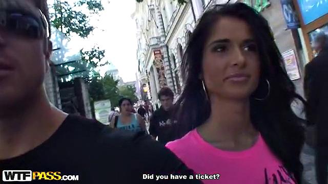 Couple banging in solarium