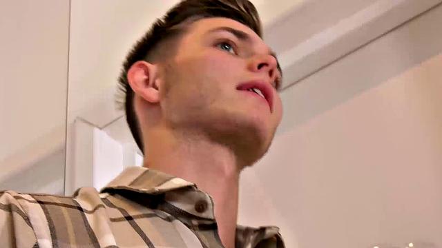 SHAME4K. Guy finds brunette being tied up and provides some hot services