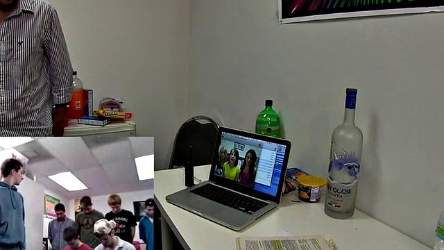 Str8 dormitory stud hazed and fucked for frat voyeurs