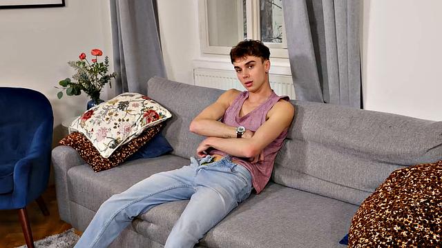 Apolo Fernandez Strokes His Twink Cock