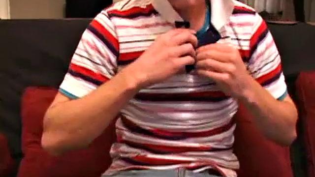 Brayden Stone strokes his cock and cums