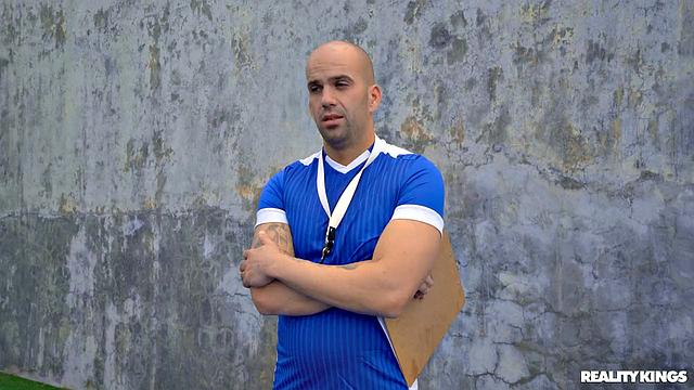 Fellatio during Football