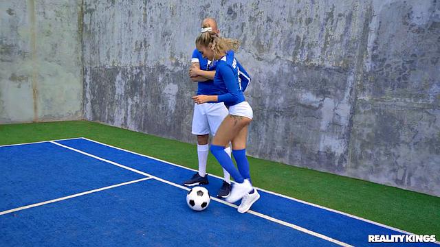 Fellatio during Football