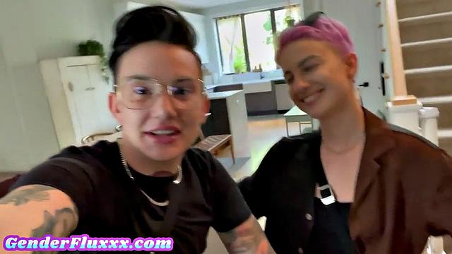 Real FTM gives pussylicking to GF