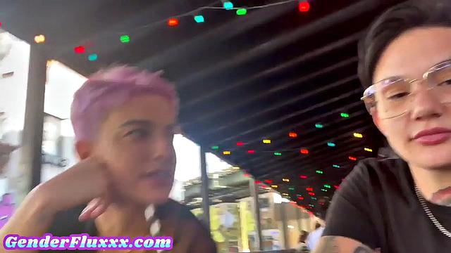 Real FTM gives pussylicking to GF