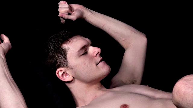 Barebacked twink assfucked in sling by top stud