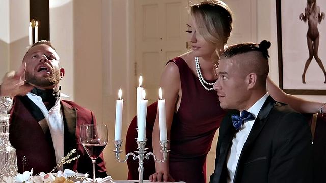 Amuse-Bouche's deepthroat & footjob skills in billiards will blow your mind!