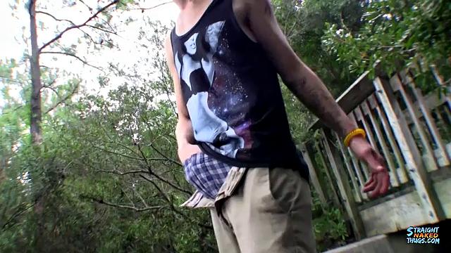Outdoor Jerking With Straight Sean - Sean Johansen