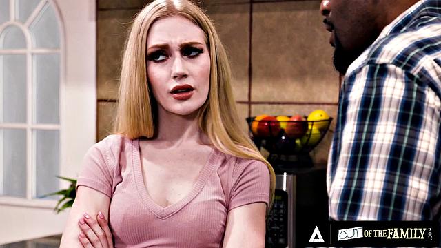 OUT OF THE FAMILY - Brat Teen Emma Starletto Wants Her Stepdad To Fuck Her Tight Pussy