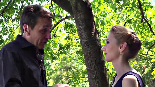 Scandalous petite slut fucked in 3some by two dicks