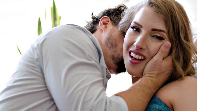 Desirable babe deepthroating BF before pussybanging