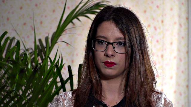 Busty slut submits publicly in front of crowding voyeurs