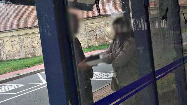 Booty babe publicly pickedup by priest before cowgirling