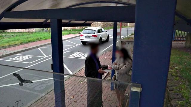 Booty babe publicly pickedup by priest before cowgirling