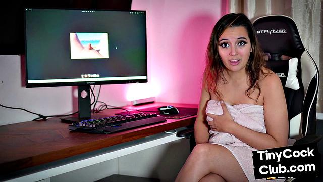 SPH slut rating small dick dude on the video