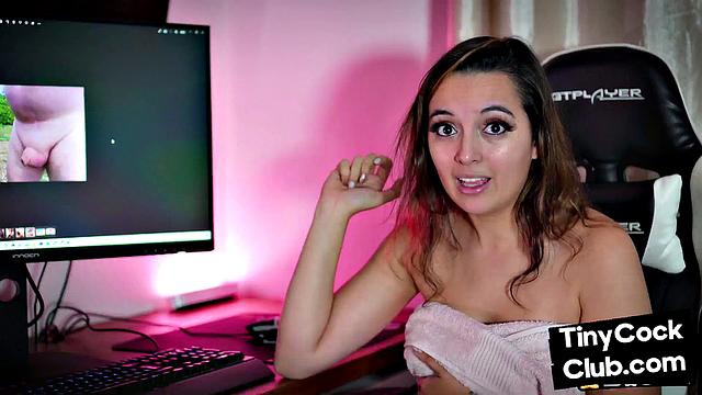 SPH slut rating small dick dude on the video