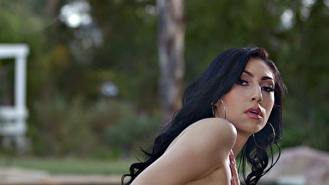 Judy Jolie Banging By The Pool