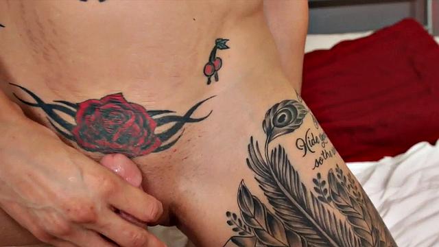 Busty tattooed and pierced MILF treats cock in POV