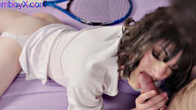 Trap tennis femboi inspected