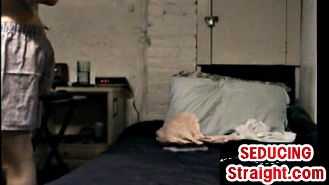 Seduced vintage jock wanking dick