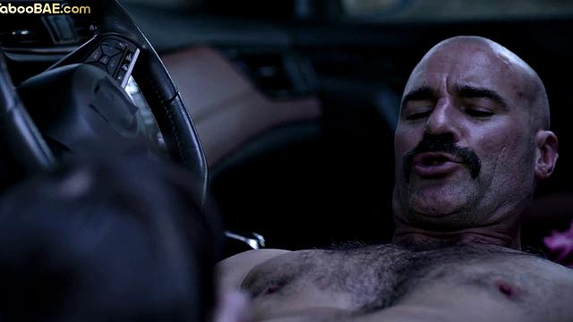 Inked taboo bae smashed by BF in public before deepthroat