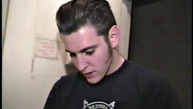 This scene effectively creates the illusion of what it would be like to sneak up on some dude beating off. Donatello spreads his porn magazine on the washer and gets down to business.