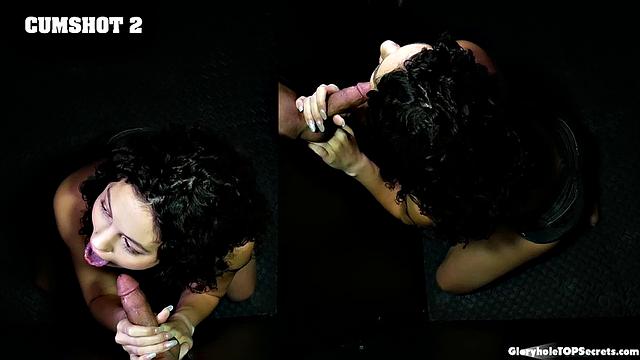 Damn! Sexy AND huge appetite for cum!