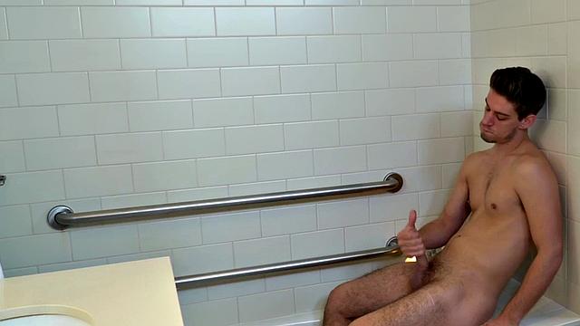 Bisex tattooed busty babe nailed in 3way by lucky guys