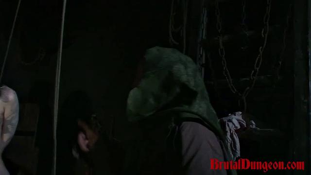 Witch Loredana Endures BDSM Gang Bang & Breast Torment