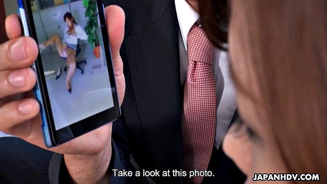 Aihara Miho punished by bosses with threesome