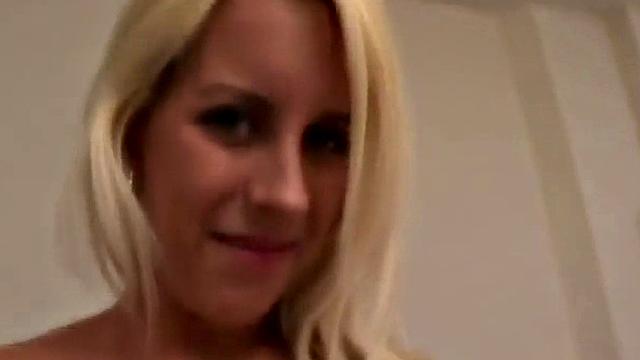 POV babe sucking hard dick