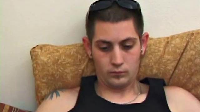 Aaron Mi is proud of his cock and the new tattoo he's sporting. He strips naked and plays with his ass.