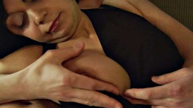 MILF with strapon boy with smallcock