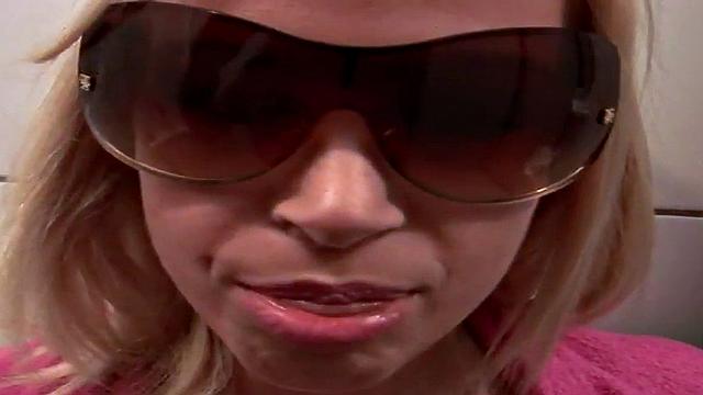 Sexy nympho slut fucked hardcore in wet pussy