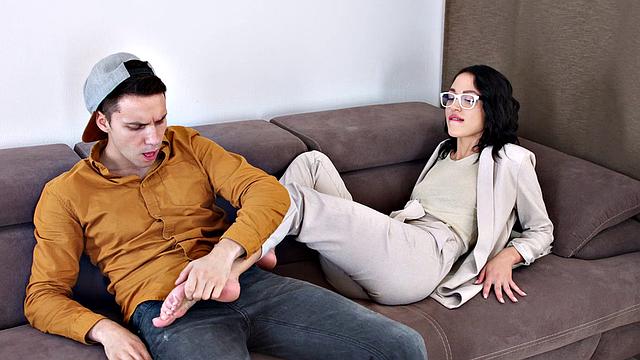 She Is Nerdy - Kris the Foxx - Fucking sexy brunette