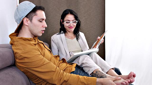 She Is Nerdy - Kris the Foxx - Fucking sexy brunette