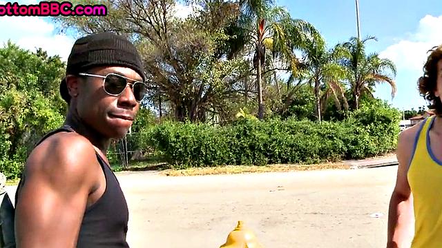 Black from the hood assrammed by white guy