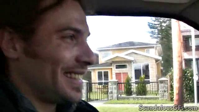 Hot Babe Kisses BF In Public And Rides Him